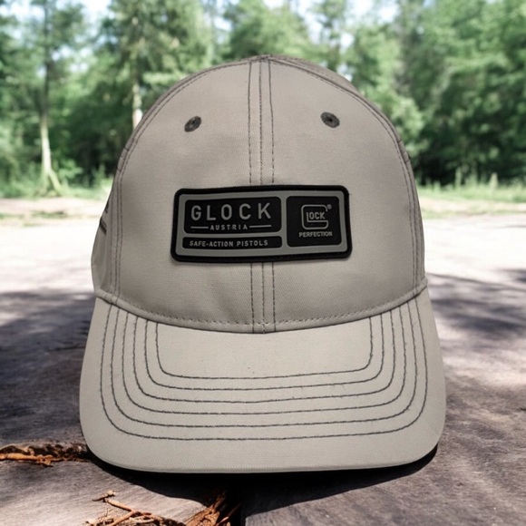 GLOCK Other - Glock Perfection Hat/ Cap Gray Snapback Adjustable Size Glock Logo, Sporty, EUC